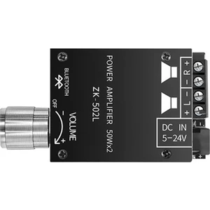 -502L Modül 5.0 Bluetooth 2 x 50W Dijital Güç Amplifikatörü Kurulu Hıfı Ateş Yüksek Güç 2.0 Stereo Geliştirme (Yurt Dışından)