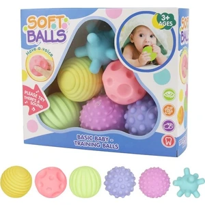 Perfect Choice 6 Adet Top Bebek Duyusal Oyuncak - Renkli (Yurt Dışından)