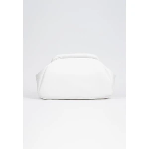 Kadın Trend Beyaz Deri Clutch Portföy Çanta