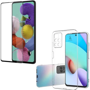 Xiaomi Poco X3 Gt ile Uyumlu Soft Yumuşak Telefon Kılıfı ve 5d Tam Kaplayan Cam Ekran Koruyucu