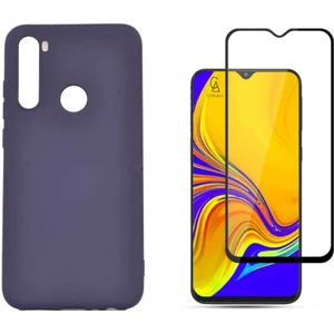 Xiaomi Redmi Note 8 ile Uyumlu Soft Yumuşak Telefon Kılıfı ve 5d Tam Kaplayan Cam Ekran Koruyucu