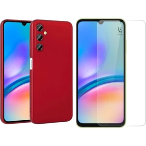 Samsung Galaxy A05S ile Uyumlu Kılıf Telefon Kılıfı ve Temperli Cam Ekran Koruyucu