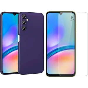 Samsung Galaxy A05S ile Uyumlu Kılıf Telefon Kılıfı ve Temperli Cam Ekran Koruyucu