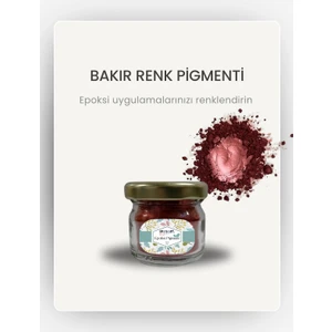 Epoksi Renk Pigmenti Sedefli (Simli) Bakır Toz Pigment Boya 10 gr