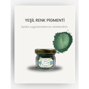 Epoksi Renk Pigmenti Sedefli (Simli) Yeşil Toz Pigment Boya 10 gr
