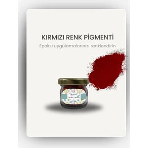 Epoksi Renk Pigmenti Kırmızı Toz Pigment Boya 10 gr