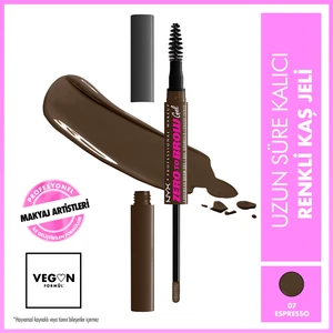 Nyx Professional Makeup Zero To Brow Uzun Süre Kalıcı Kaş Jeli - Espresso