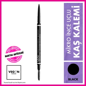 Nyx Professional Makeup Mıcro Brow Pencıl - Black