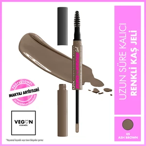 Nyx Professional Makeup Zero To Brow Uzun Süre Kalıcı Kaş Jeli - Ash Brown