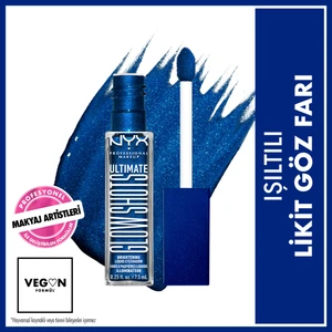 Nyx Professional Makeup Ultimate Glow Shots Işıltılı Likit Göz Farı - 21 Blueberry Bank