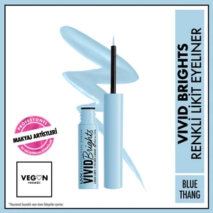 Nyx Professional Makeup Vivid Brights Likit Eyeliner - Blue Thang