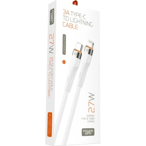 27W Süper Hızlı Şarj Destekli Iphone Type-C - Lightning 3 A Dayanıklı Şarj Kablosu SCL27