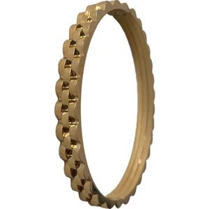 Takı Gezegeni Rolex Model Gold Çelik Kelepçe Bileklik