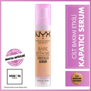 Nyx Professional Makeup Bare With Me Concealer Serum -  5.5 Medıum Golden