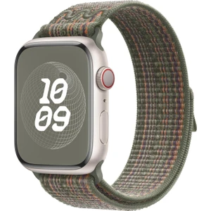Apple Watch Series 9 45MM Kordon Terra Sport Loop Koyu Yeşil