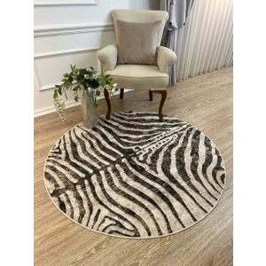 Zebra Desenli Dekoratif Halı
