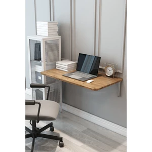 Duvara Monte Katlanır Çalışma Masası Açılır Kapanır Raf Masa Özel Tasarım Portatif Masa Oval Köşeli