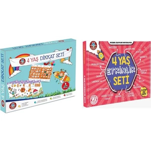 Çocuk Akademi 4 Yaş Dikkat ve Etkinlik Seti