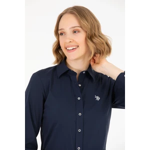 U.S. Polo Assn. Kadın Lacivert Gömlek Basic 50262883-VR033