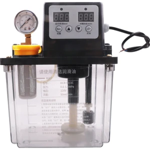 2l Yağlama Yağı Pompası Otomatik Yağlama Yağı Pompası Elektromanyetik Yağlama Pompası Yağlayıcı, Basınç Göstergesi ile (Yurt Dışından)