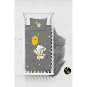 Talia Home Balon ve Fil Desenli Bebek Nevresim Takımı Çarşaflı TLABN-122
