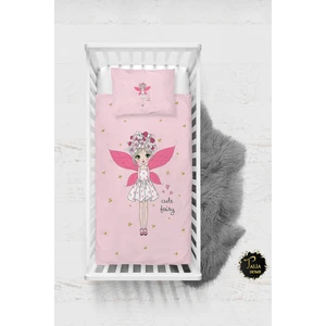 Talia Home Kanatlı Kız Bebek Nevresim Takımı Çarşaflı TLABN-168