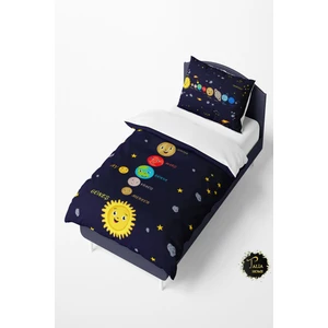 Talia Home Öğretici Gezegenler Desenli Bebek ve Çocuk Nevresim Takımı TLAN-182
