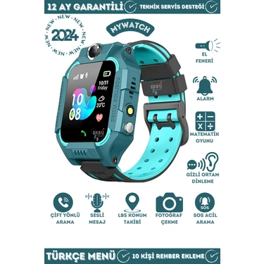 My Watch Q19 LBS Konumlu Akıllı Çocuk Takip Saati Sim Kartlı Arama, Kameralı, Gizli Dinleme