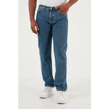 Levi s 501 Pamuklu Normal Bel Regular Fit Jeans Erkek Kot Fiyat