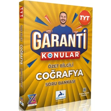 Paraf Yayınları Coğrafyanın Kodları Z Takımı TYT Garanti Konular Özet Bilgili Coğrafya Soru