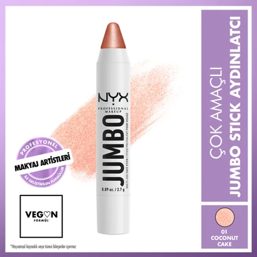 Nyx Professional Makeup Jumbo Face Stick | Çok Amaçlı Stick Aydınlatıcı - Coconut