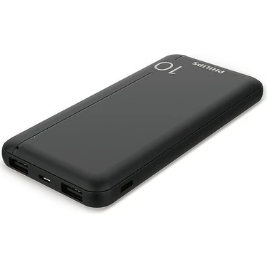 Philips DLP1812PB 10.000 Mah 2xusb-A  2.1A Usb-C Çıkış Pd Taşınabilir Şarj Cihazı