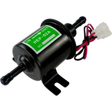 Passing Evrensel 12 V Ağır Hizmet Tipi Elektrikli Yakıt Pompası Metal Katı Benzin Inline Yakıt