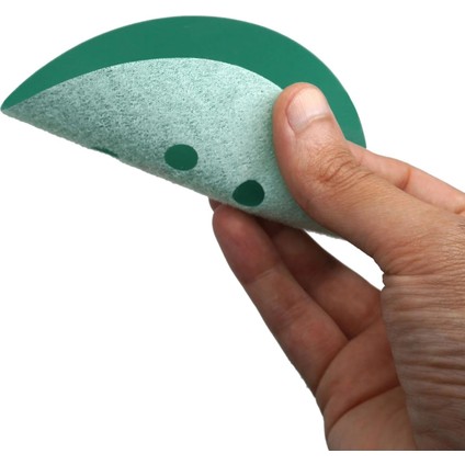 Delikli 125 mm Cırt Zımpara 150 Kum Yeşil Kaporta Boya Duvar Metal Mobilya Cila Parlatma 5 Adet fiyatları