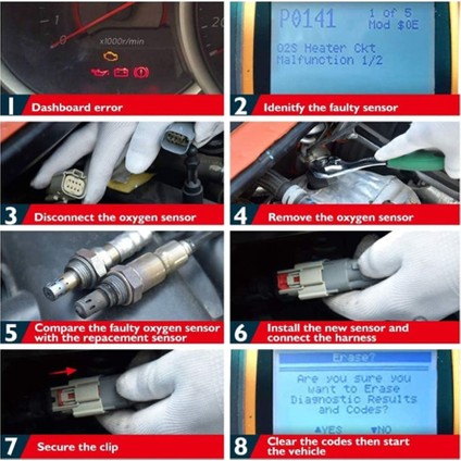Oksijen Sensörü Lambda Probu O2 Motor Oksijen Sensörü Benelli Gaz Sensörü BN251 TNT25 TNT250/BN Tnt 25 250 251 (Yurt Dışından)
