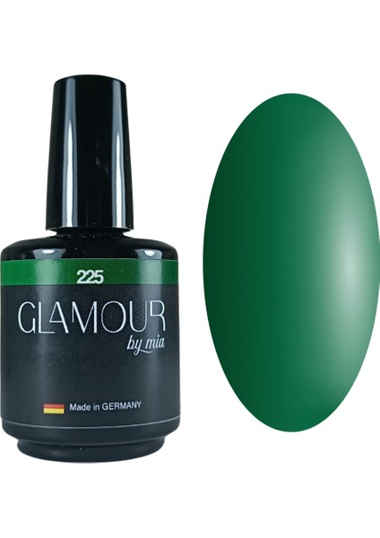 Glamour Koyu Yeşil Rengi Kalıcı Oje 225 Tpo Free