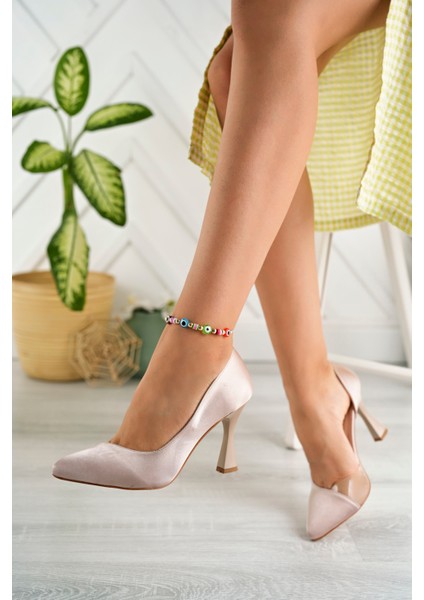 Kadın Saten Klasik Topuklu Ayakkabı fiyatları