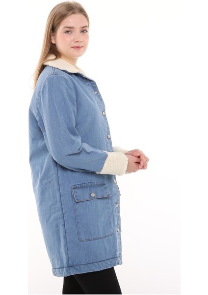 Denim Ceket - Mavi Medium fırsatları