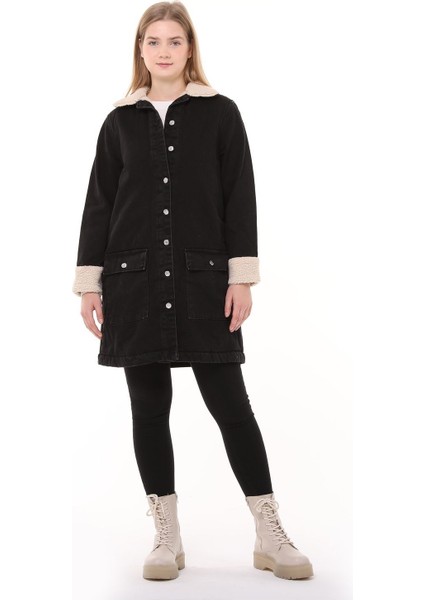 Denim Ceket - Lacivert Large