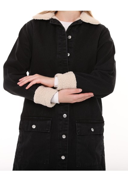 Denim Ceket - Lacivert Large