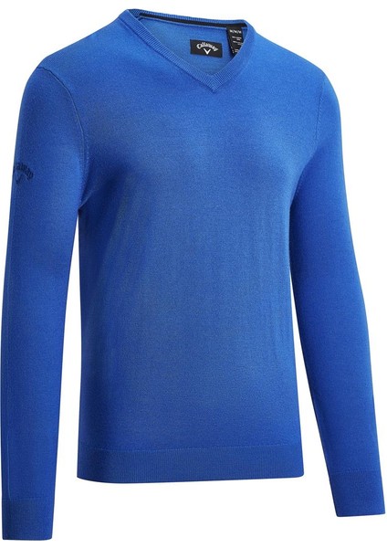Thermal Merino Wool V-Neck Sweater - Erkek V Yaka Termal Yün Kazak
