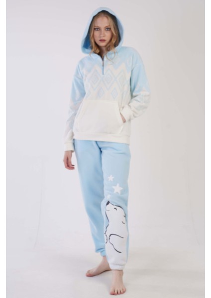 Kadın Polar Uzun Kol Pijama Takım fiyatları