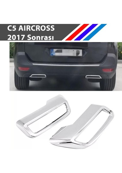 Citroen C5 Aircross Egzoz Başlık Takımı Abs Krom 2017 Sonrası 1618041180