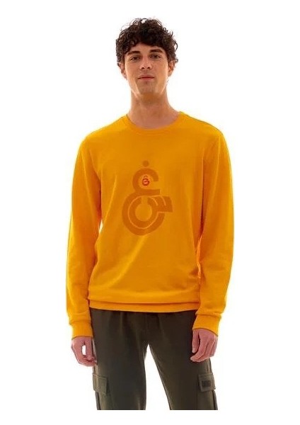 Lisanslı Sarı Unisex Sweatshirt