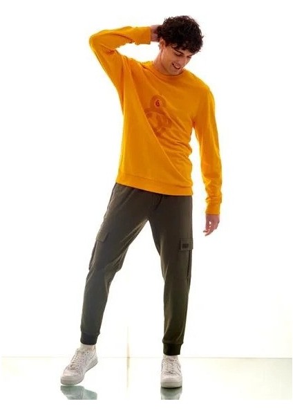 Lisanslı Sarı Unisex Sweatshirt