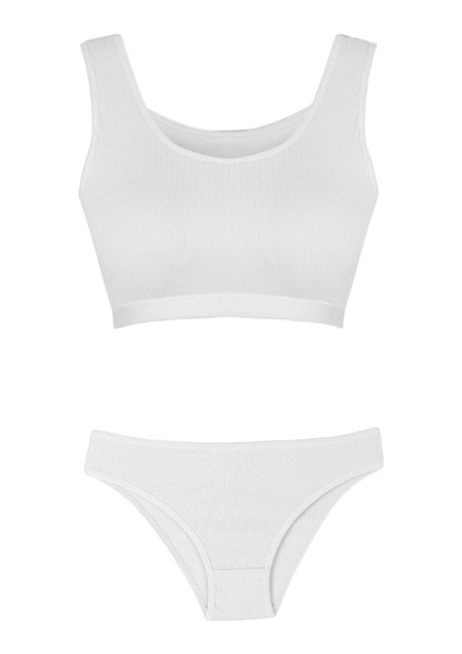 Kaşkorse Kalın Askılı Pedli Kadın Büstiyer&slip Külot Takım fiyatları