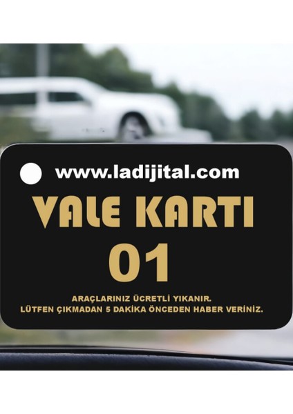 La Dijital Pvc Vale Kartı Baskılı 100 adet