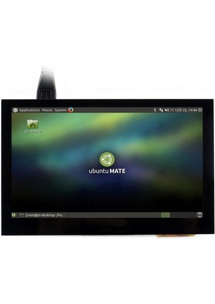 Raspberry Pi 4.3 Inç 800 x 480 Dokunmatik IPS LCD (B) Ekran