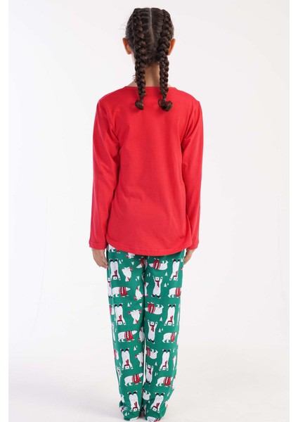 Pamuklu Kız Çocuk Pijama Takım fırsatları