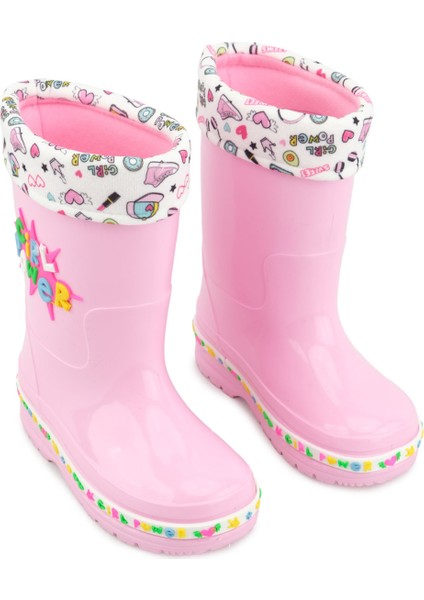 Kışlık Kız Çocuk Su Geçirmez Içi Sıcak Astarlı Yağmur Çizme modelleri